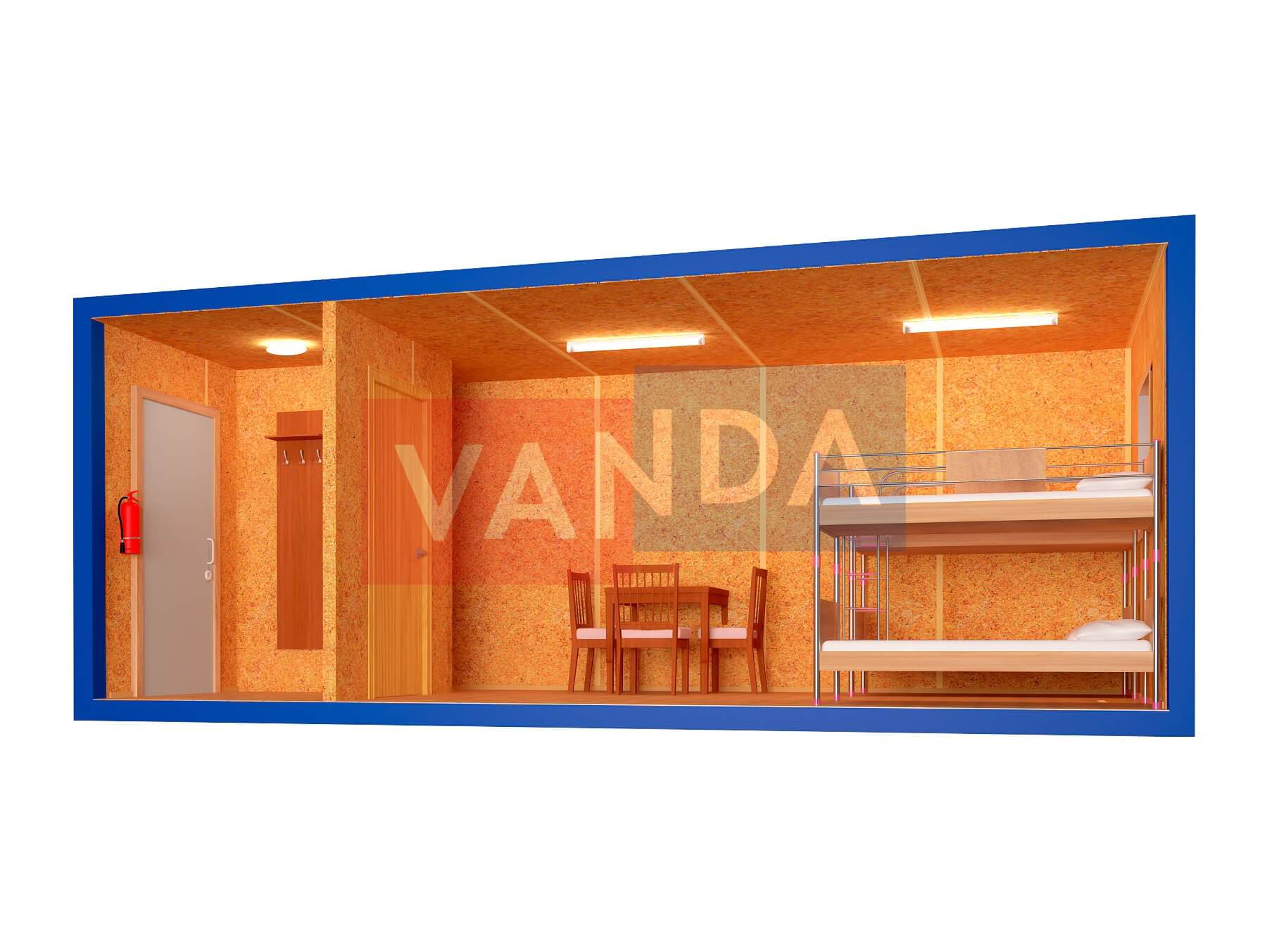 Аренда строительного блок контейнера №2 (вариант 1)