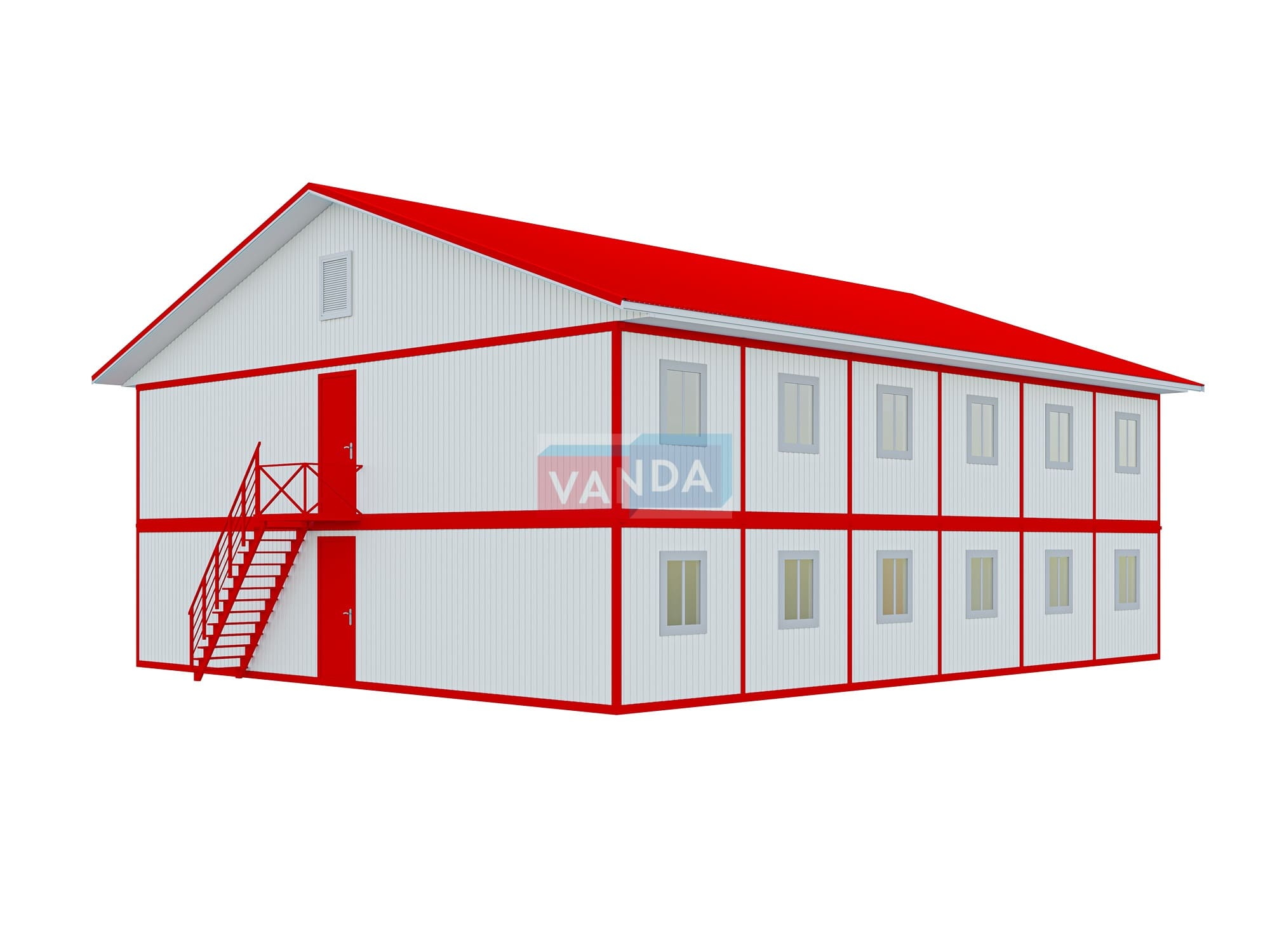 ПРОЕКТ МОДУЛЬНОГО АДМИНИСТРАТИВНО – БЫТОВОГО КОМПЛЕКСА 12.0x14,4 Панели МДФ